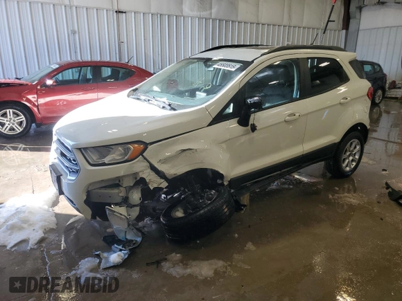 2019 Ford EcoSport SE with VIN MAJ6S3GL4KC289865, listed as a Copart auction lot 45503515 with 54,994 mi miles and Non Repairable. Bid and sale history available at carsss.com. Image 1.