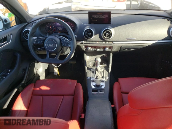 2020 Audi A3 Sedan S line Premium Plus with VIN WAUJEGFF2LA095540, listed as a Copart auction lot 75729743 with 18,852 mi miles. Bid and sale history available at carsss.com. Image 8.