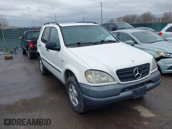 1999 Mercedes-Benz M 320/430/500 with VIN 4JGAB54E3XA141663, listed as a IAAI auction lot 41886982 with 196,503 mi miles and . Bid and sale history available at DreamBid. Image 1.
