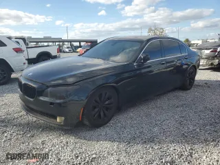 2012 BMW 7 Series 740Li with VIN WBAKB4C59CC577031, listed as a Copart auction lot 85270584 with 0 mi miles and Salvage Title. Bid and sale history available at carsss.com. Image 1.