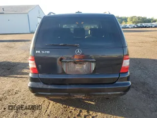2003 Mercedes-Benz M-Class 3.2L with VIN 4JGAB54E03A378329, listed as a Copart auction lot 72962624 with 219,345 mi miles and Salvage Title. Bid and sale history available at carsss.com. Image 6.