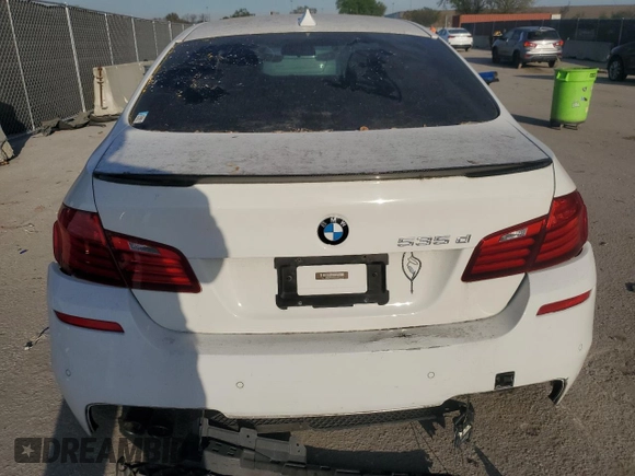 2014 BMW 5 Series 535d with VIN WBAXA5C56ED689989, listed as a Copart auction lot 47479545 with Not Provided miles and Clean Title. Bid and sale history available at carsss.com. Image 6.