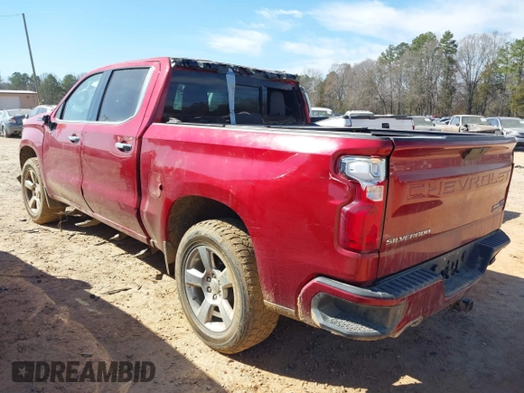 2021 Chevrolet Silverado 1500 High Country with VIN 3GCUYHET8MG141704, listed as a IAAI auction lot 41635846 with 50,425 mi miles. Bid and sale history available at carsss.com. Image 3.
