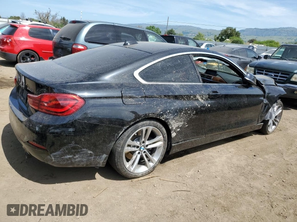 2019 BMW 4 Series 440i xDrive with VIN WBA4W9C52KAF98861, listed as a Copart auction lot 54269095 with Not provided miles and Salvage title. Bid and sale history available at DreamBid. Image 3.