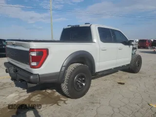 2023 Ford F-150 Raptor with VIN 1FTFW1RG0PFA14051, listed as a Copart auction lot 47072795 with 35,467 mi miles and Salvage Title. Bid and sale history available at DreamBid. Image 3.