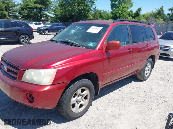 2002 Toyota Highlander with VIN JTEGD21A720026972, listed as a IAAI auction lot 42335981 with 230,298 mi miles and . Bid and sale history available at DreamBid. Image 2.