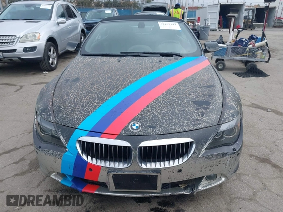 2007 BMW 6 Series 650i with VIN WBAEK13507CN81020, listed as a IAAI auction lot 42167743 with 127,552 mi miles. Bid and sale history available at carsss.com. Image 12.