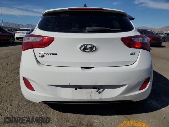 2013 Hyundai Elantra GT w/Blue Int with VIN KMHD35LE8DU052810, listed as a Copart auction lot 72935104 with 101,211 mi miles and Salvage Title. Bid and sale history available at carsss.com. Image 6.