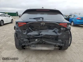 2018 Infiniti QX30 Luxury with VIN SJKCH5CR0JA043730, listed as a Copart auction lot 41574545 with 68,702 mi miles and Salvage Title. Bid and sale history available at carsss.com. Image 6.