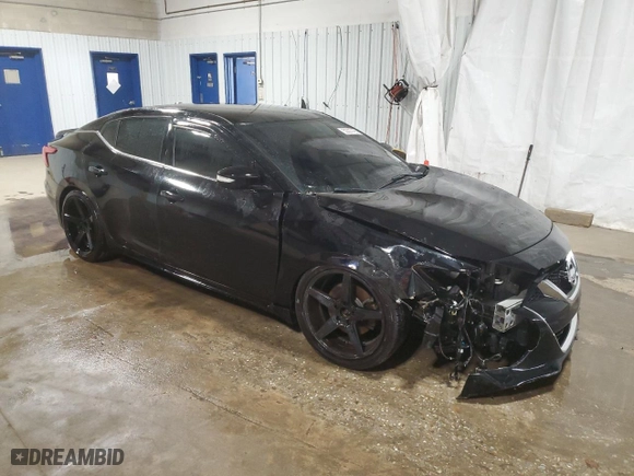 2018 Nissan Maxima S with VIN 1N4AA6AP8JC404332, listed as a Copart auction lot 52227495 with 99,967 mi miles and Salvage Title. Bid and sale history available at carsss.com. Image 4.