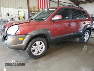 2006 Hyundai Tucson GLS with VIN KM8JN72D06U351261, listed as a Copart auction lot 48619605 with 0 mi miles and Salvage Title. Bid and sale history available at carsss.com. Image 1.