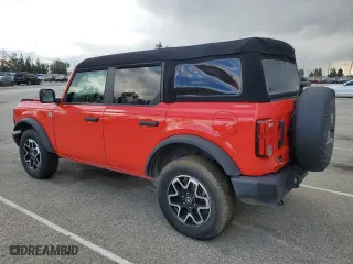 2021 Ford Bronco with VIN 1FMDE5BH8MLA82532, listed as a Copart auction lot 48372945 with 38,782 mi miles and Salvage Title. Bid and sale history available at carsss.com. Image 2.