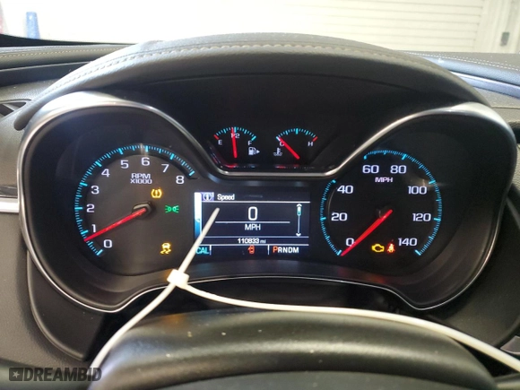 2017 Chevrolet Impala LT with VIN 2G1105S32H9125648, listed as a Copart auction lot 51062035 with 110,833 mi miles and Clean Title. Bid and sale history available at carsss.com. Image 9.