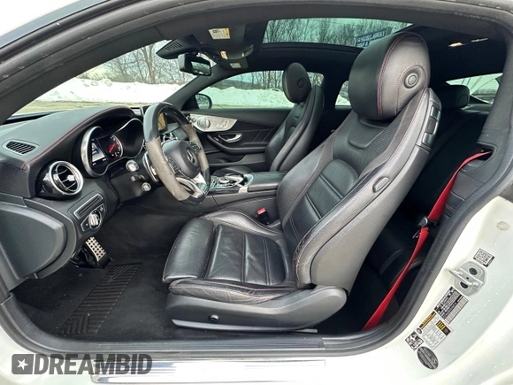 2017 Mercedes-Benz C 43 AMG with VIN WDDWJ6EB5HF458314, listed as a Copart auction lot 45385195 with 129,793 mi miles and Clean Title. Bid and sale history available at carsss.com. Image 12.