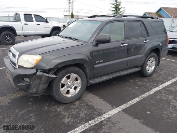 2006 Toyota 4Runner SR5 with VIN JTEBU14RX68062930, listed as a IAAI auction lot 41788775 with 122,864 mi miles. Bid and sale history available at carsss.com. Image 2.