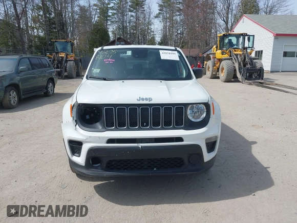 2023 Jeep Renegade Upland with VIN ZACNJDB19PPP67153, listed as a IAAI auction lot 42058104 with 26,173 mi miles. Bid and sale history available at carsss.com. Image 12.