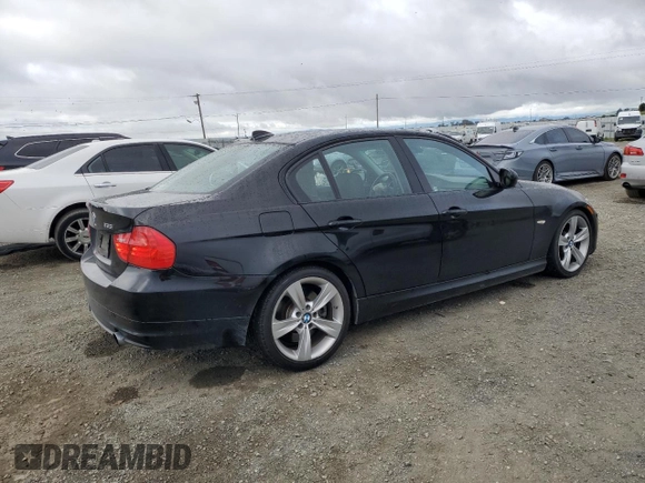 2011 BMW 3 Series 335i with VIN WBAPM5C59BF181975, listed as a Copart auction lot 51857465 with 87,341 mi miles and Salvage Title. Bid and sale history available at carsss.com. Image 3.