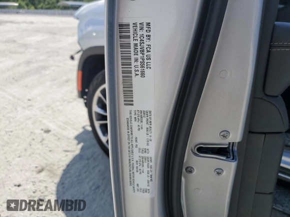 2023 Jeep Wagoneer Series II Carbide with VIN 1C4SJVBP1PS561660, listed as a Copart auction lot 57832565 with 17,715 mi miles and Salvage title. Bid and sale history available at DreamBid. Image 14.