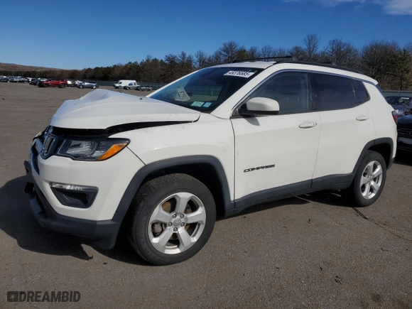 2018 Jeep Compass Latitude with VIN 3C4NJDBB1JT435946, listed as a Copart auction lot 45376585 with 29,144 mi miles and Salvage Title. Bid and sale history available at carsss.com. Image 1.