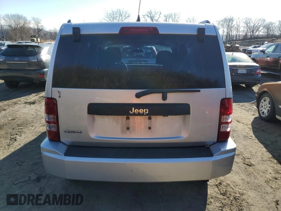 2012 Jeep Liberty Sport with VIN 1C4PJMAK0CW110776, listed as a Copart auction lot 47280735 with 105,912 mi miles and Clean Title. Bid and sale history available at DreamBid. Image 6.