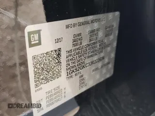 2018 GMC Yukon XL SLT with VIN 1GKS2GKC3JR222634, listed as a Copart auction lot 70736874 with 79,798 mi miles and Salvage Title. Bid and sale history available at carsss.com. Image 15.