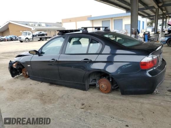 2007 BMW 3 Series 328i with VIN WBAVC53587FZ77036, listed as a Copart auction lot 49629485 with 188,825 mi miles and Clean Title. Bid and sale history available at carsss.com. Image 2.