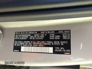 2022 Volvo C40 Ultimate с VIN YV4ED3GBXN2008666, выставлен на аукционе IAAI как лот 42158415 с пробегом 22 874 миль миль и . История ставок и продаж доступна на DreamBid. Изображение 9.