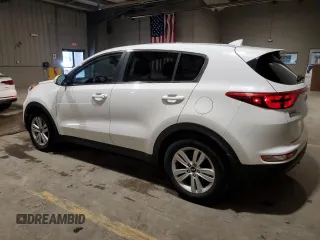 2017 Kia Sportage LX with VIN KNDPM3AC4H7248557, listed as a Copart auction lot 56351025 with 134,367 mi miles and Clean Title. Bid and sale history available at DreamBid. Image 2.