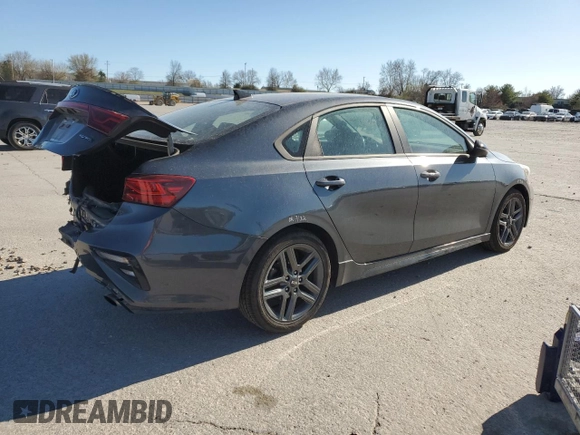 2021 Kia Forte GT-Line with VIN 3KPF34AD0ME275939, listed as a Copart auction lot 50132285 with 77,832 mi miles and Salvage Title. Bid and sale history available at carsss.com. Image 3.