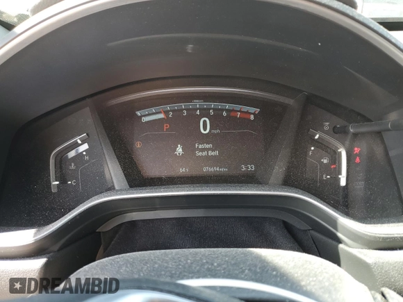 2018 Honda CR-V EX-L with VIN 5J6RW2H85JL006348, listed as a Copart auction lot 51423795 with 76,694 mi miles and Salvage Title. Bid and sale history available at carsss.com. Image 9.