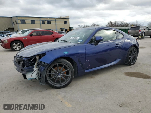 2022 Subaru BRZ Limited with VIN JF1ZDBF16N8701518, listed as a Copart auction lot 85743384 with 58,644 mi miles and Salvage Title. Bid and sale history available at carsss.com. Image 1.