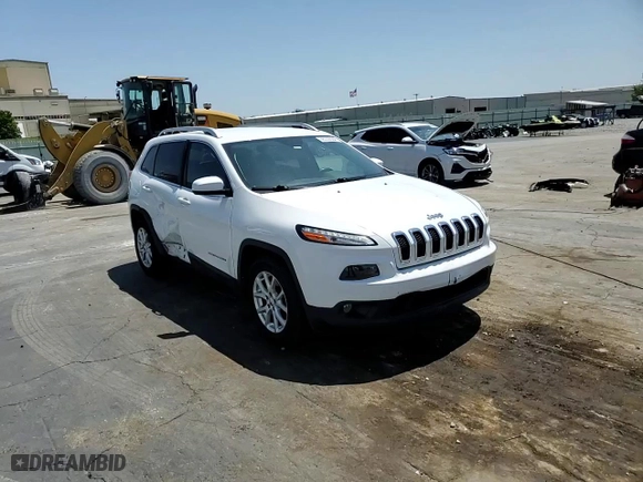 2017 Jeep Cherokee Latitude with VIN 1C4PJLCB4HW535741, listed as a Copart auction lot 66332684 with 118,692 mi miles and Salvage Title. Bid and sale history available at carsss.com. Image 11.