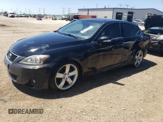 2012 Lexus IS 250 with VIN JTHBF5C21C5176028, listed as a Copart auction lot 58313524 with 174,201 mi miles and Salvage Title. Bid and sale history available at DreamBid. Image 1.