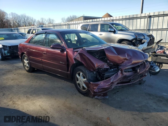 2001 Buick Regal LS with VIN 2G4WB55K611115473, listed as a Copart auction lot 80491774 with 0 mi miles and Salvage Title. Bid and sale history available at carsss.com. Image 4.