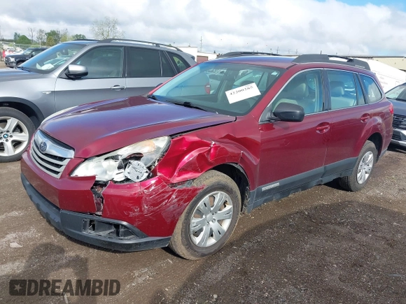 2011 Subaru Outback 2.5i z VIN 4S4BRCAC4B3420270, wystawiony jako IAAI lot #42200285 z przebiegiem 184 365 mil mil oraz . Historia ofert i sprzedaży dostępna na DreamBid. Obrazek 2.