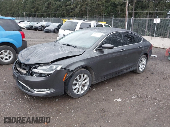 2015 Chrysler 200 C with VIN 1C3CCCCG0FN510010, listed as a IAAI auction lot 41636944 with 70,722 mi miles and . Bid and sale history available at DreamBid. Image 17.