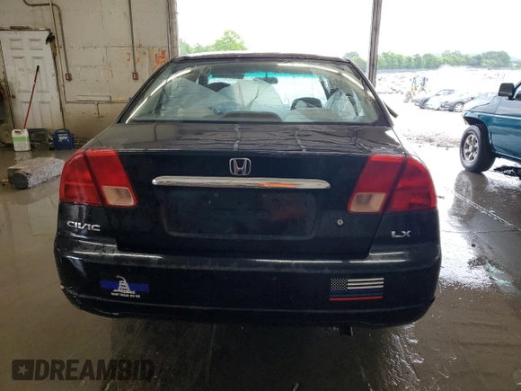2001 Honda Civic LX z VIN 1HGES16541L056694, wystawiony jako Copart lot #55975545 z przebiegiem 236 522 mil mil oraz Szkody całkowita. Historia ofert i sprzedaży dostępna na DreamBid. Obrazek 6.