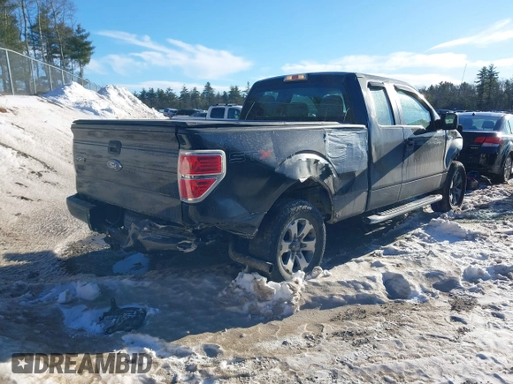 2013 Ford F-150 XL with VIN 1FTFX1EF1DKF58216, listed as a IAAI auction lot 41434043 with 112,187 mi miles and . Bid and sale history available at DreamBid. Image 4.