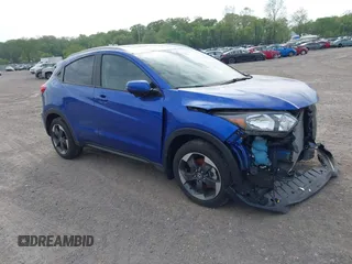 2018 Honda HR-V EX-L Navi with VIN 3CZRU6H76JM705801, listed as a IAAI auction lot 41555125 with 12,729 mi miles. Bid and sale history available at carsss.com. Image 1.