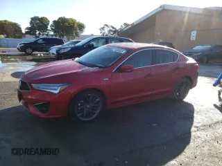 2019 Acura ILX w/Premium/A-Spec Pkg with VIN 19UDE2F83KA010631, listed as a Copart auction lot 43829033 with 64,592 mi miles. Bid and sale history available at carsss.com. Image 1.