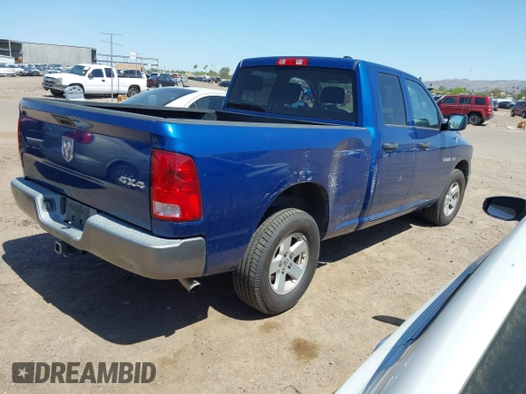 2010 Dodge 1500 TRX with VIN 1D7RV1GT5AS158389, listed as a IAAI auction lot 42142612 with 177,314 mi miles and . Bid and sale history available at carsss.com. Image 4.