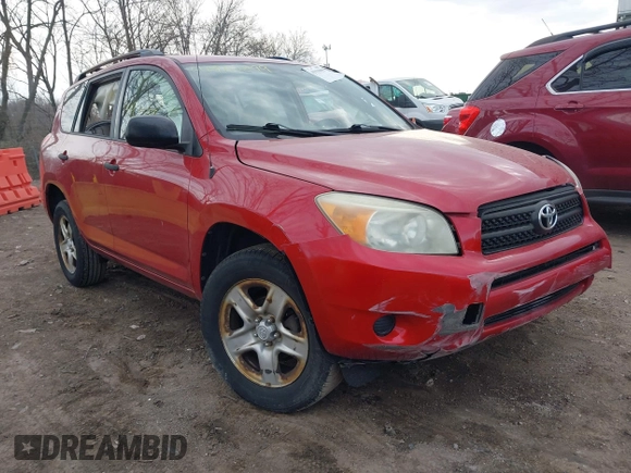 2008 Toyota RAV4 with VIN JTMZD33V486054642, listed as a IAAI auction lot 41910899 with 167,131 mi miles. Bid and sale history available at carsss.com. Image 1.