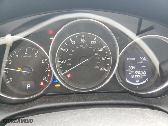 2016 Mazda CX-5 Touring with VIN JM3KE4CY4G0778032, listed as a Copart auction lot 52769065 with 81,443 mi miles and Salvage Title. Bid and sale history available at carsss.com. Image 9.