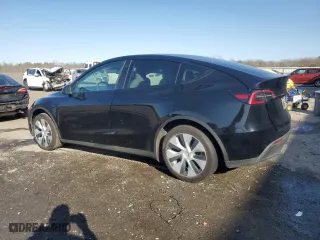 2023 Tesla Model Y Long Range with VIN 7SAYGDEE0PF635549, listed as a Copart auction lot 48263145 with 18,449 mi miles and Salvage Title. Bid and sale history available at carsss.com. Image 2.