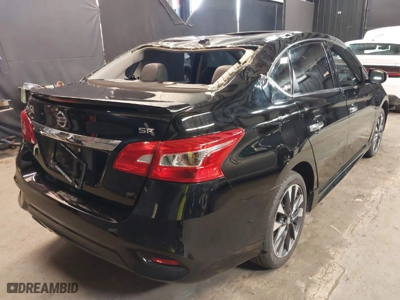 2017 Nissan Sentra SV with VIN 3N1AB7AP9HY283540, listed as a IAAI auction lot 41660902 with 136,852 mi miles. Bid and sale history available at carsss.com. Image 4.