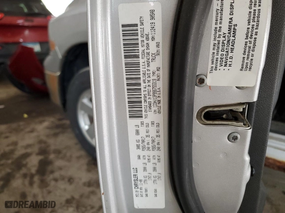 2009 Dodge Ram 1500 SLT with VIN 1D3HV13P99S755319, listed as a Copart auction lot 49531905 with 163,399 mi miles and Non Repairable. Bid and sale history available at carsss.com. Image 12.