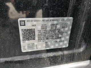 2018 GMC Terrain SLE z VIN 3GKALMEV4JL355849, wystawiony jako Copart lot #55124085 z przebiegiem 120 342 mil mil oraz Szkoda całkowita • Salvage title. Historia ofert i sprzedaży dostępna na DreamBid. Obrazek 13.