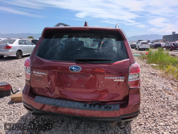 2016 Subaru Forester Touring with VIN JF2SJAXC2GH512772, listed as a Copart auction lot 58592825 with 52,056 mi miles and Salvage title. Bid and sale history available at DreamBid. Image 6.