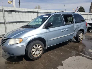 2005 Chrysler Town & Country Touring with VIN 2C4GP54L85R390595, listed as a Copart auction lot 53568185 with 177,250 mi miles and Salvage Title. Bid and sale history available at carsss.com. Image 1.