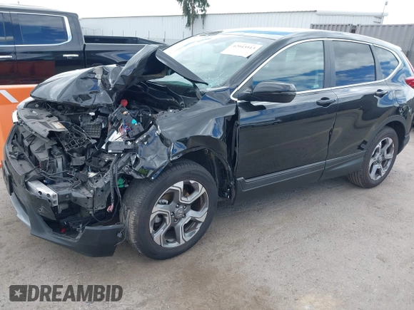 2019 Honda CR-V EX with VIN 5J6RW1H56KA030445, listed as a IAAI auction lot 42043513 with 137,087 mi miles. Bid and sale history available at carsss.com. Image 18.